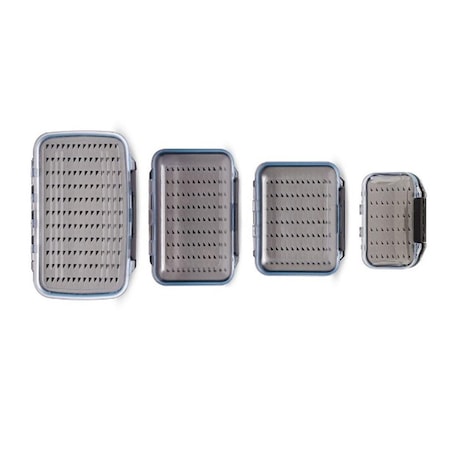 Adamsbuilt Fishing Clear Double Sided Fly Box - Medium AB16BFB